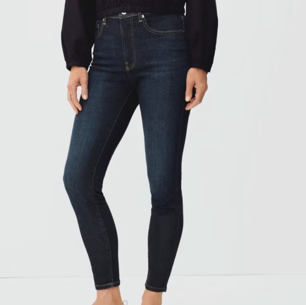 Everlane The High-Rise Skinny Jean Women's Size 29R Deep Indigo